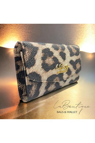 LA BOUTIQUE LB WALLET 4025 LEOPARD
