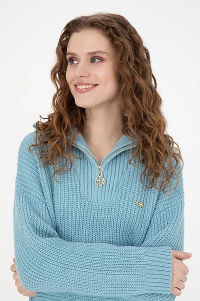 U.S. Polo Assn. Women's Blue Sweater