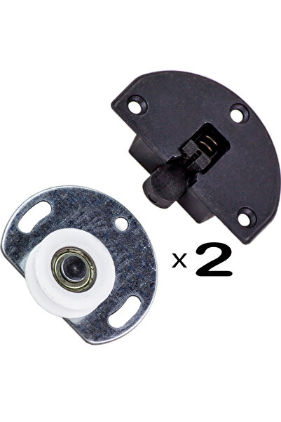 ALETÇANTAM Sürgülü Kapak Tekeri Gardrop Dolap Tekerleği 1 Kapak Set