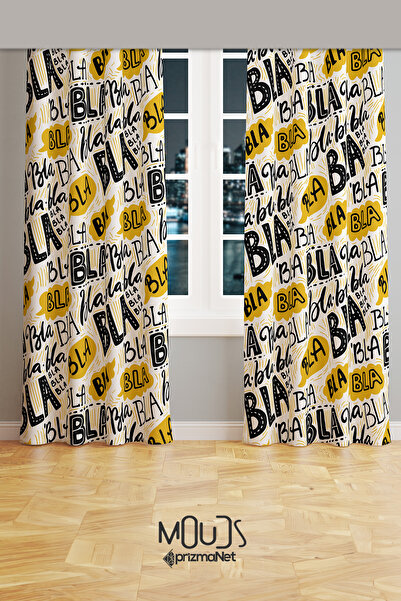 Moud's Завеса с шарка на пчела, за всекидневна, велурена, екстра за гости, Ga...