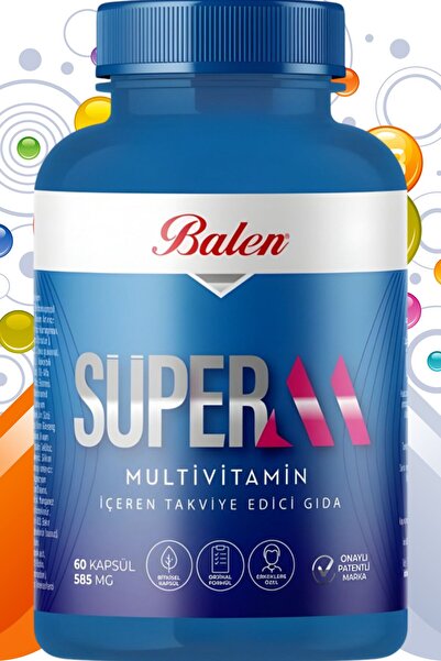Balen Super-M, Multivitamin, 585 Mg, 60 Capsules (Special for Men)