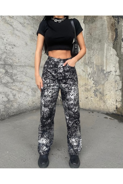 Gönen Passage Ženski Palazzo pantalone mladi stil 90-ih Palazzo pantalone