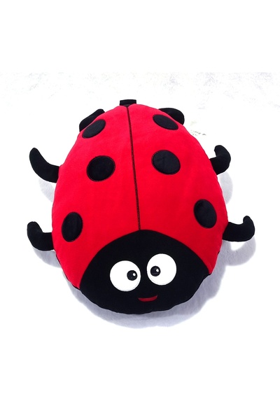 BaNaDa Oyuncak Uyku Arkadaşı Uğur Böceği Figürlü Yastık 40x35 cm.