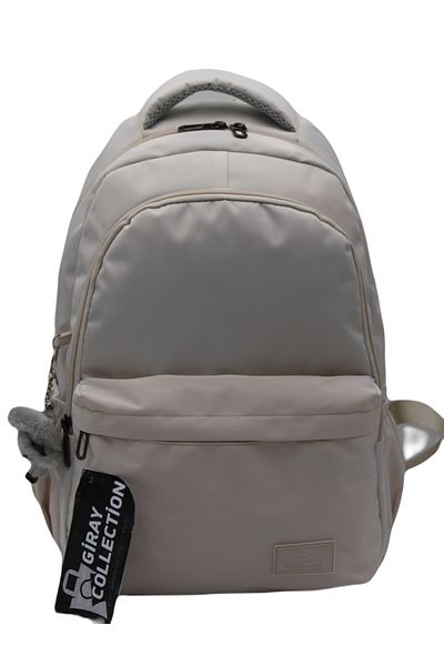 Bevitton Beige Waterproof Gry School and Backpack - 34100