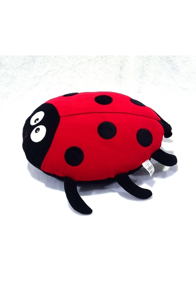 BaNaDa Oyuncak Uyku Arkadaşı Uğur Böceği Figürlü Yastık 40x35 cm.