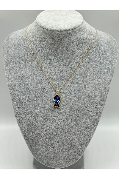 Hobimos Fish Figure Necklace