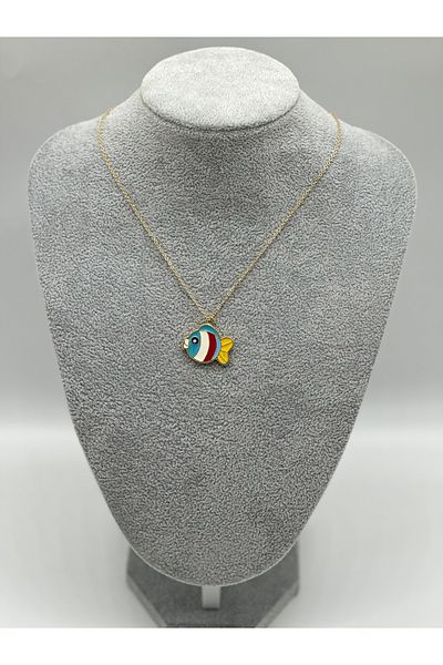 Hobimos Fish Figure Necklace