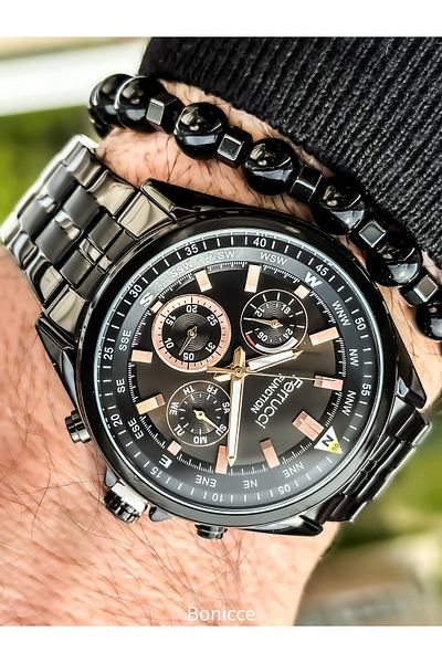 Ferrucci Men's Wristwatch+Steel Bracelet