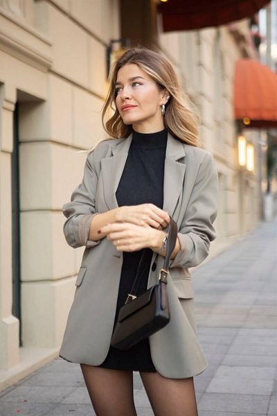 Do black shoes work with this khaki blazer? If so, what colour pants /  shirt / belt? | Styleforum