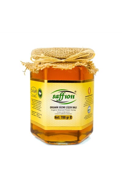 Organik Süzme Çiçek Balı 700gr