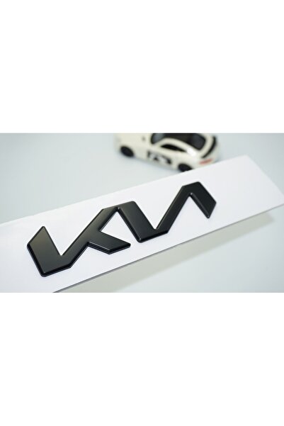 Genel Markalar Kia Yeni Nesil Siyah Metal Kaput Bagaj 13cm Logo Arma