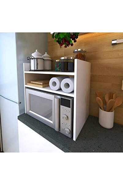 Genel Markalar Tezgah Üstü Fırın Mikrodalga Mutfak Rafı Mutfak Dolabı -Organi...