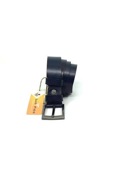 Luis Figo 100% Genuine Leather Men's Leather Belt Single Layer 1st Class 3.7 Cm Special Production