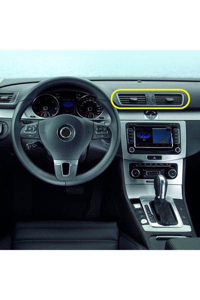 Bisra لشبكة التهوية المركزية لوحدة التحكم الأمامية VW Passat B7 2011-2014 3AB...