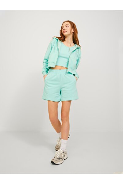 JJXX Normal Bel Pamuklu Penye Kadın Şort 12231608