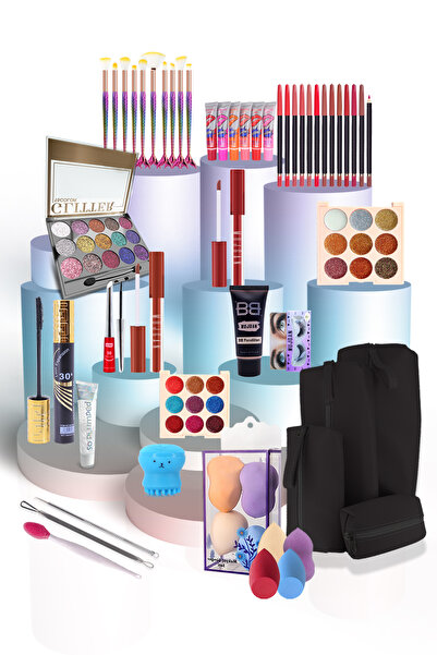 MUJGAN Gökkuşağı Makyaj Seti 59 Parça Açık Ten