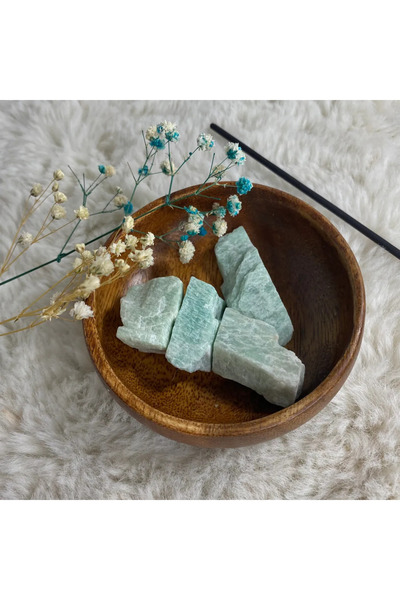 Elifsu Jewelry Amazonit Taşı Ham Kütle Doğal Taş