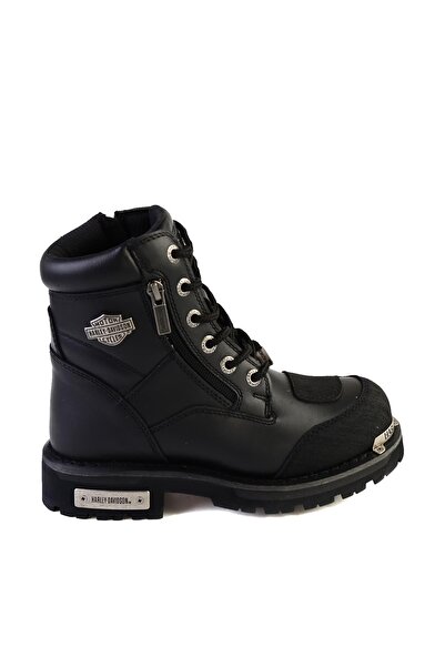 Harley Davidson Black Hakiki Deri Kadın Bot & Bootie M0777037103