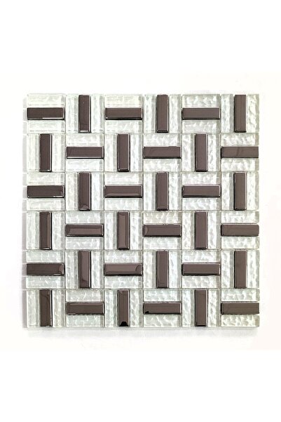 MozaiKristaL Mutfak Tezgah Arası Ve Iç Dekorasyon Için 15x48x6 Mm Kristal Cam...