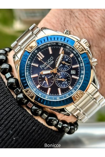 Ferrucci Rose Men's Wristwatch+Bracelet