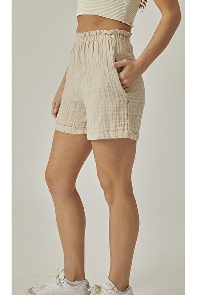 MUTİR МУСЛІН З ВИСОКОЮ ТАЛІЄЮ КИШЕНІ ПОДВІЙНІ ЖІНОЧІ ТРУСИКИ