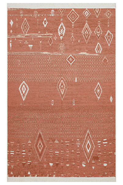 Eko Halı Arya AR 37 Terra Geri dönüşümlü pamuk ile üretilen modern ve etnik d...