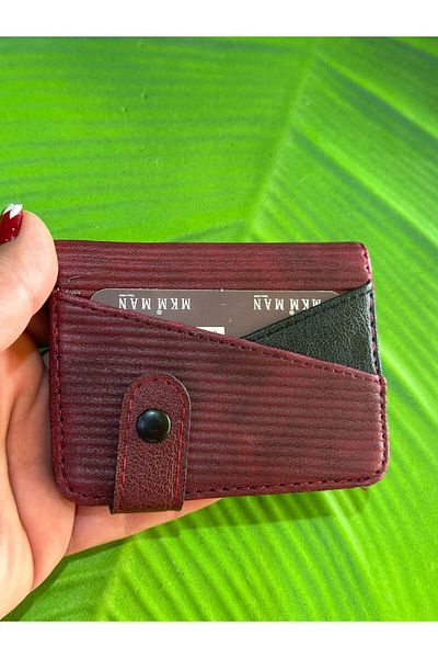Gönülden Tasarım SOFT LEATHER MULTI EYES MEN'S WALLET