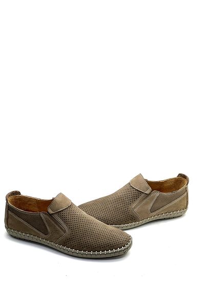 grado Genuine Leather Daily Perforated Comfort Sand Color Shoes 425