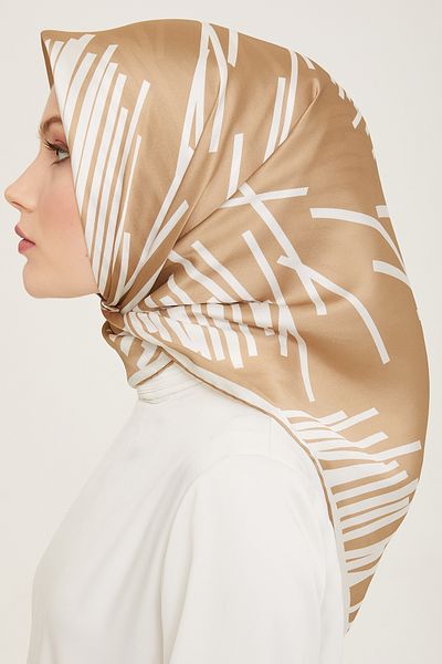 Armine Μεταξωτό Φουλάρι ARMINE 9157D - Τσίλι
