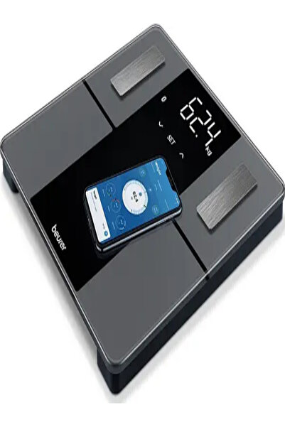 Beurer Bf 500 Siyah Baskül Bluetooth Aktarmalı Yağ,su,kas,kemik,bmı,bmr/amr (...