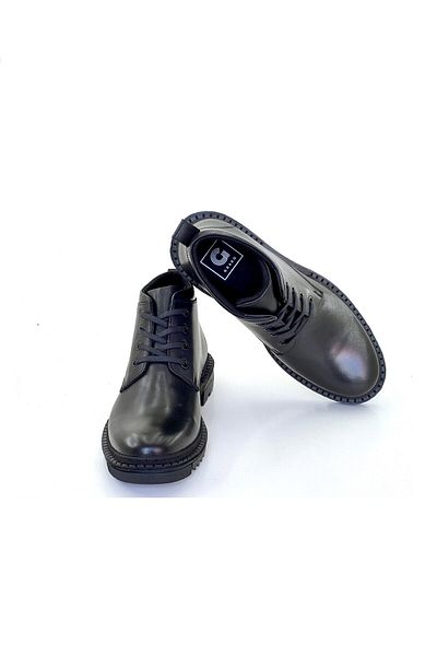 grado Genuine Leather Men's Casual Boots Black Color 1918