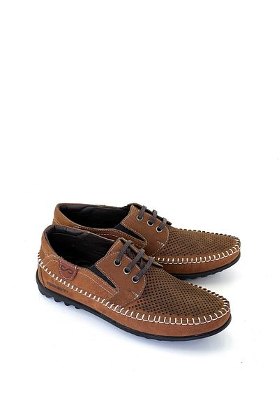 grado Men's Confort Genuine Leather Shoes - Tan Color 4100