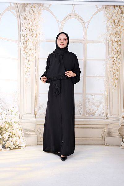 Rimel Moda Prayer Dress Black