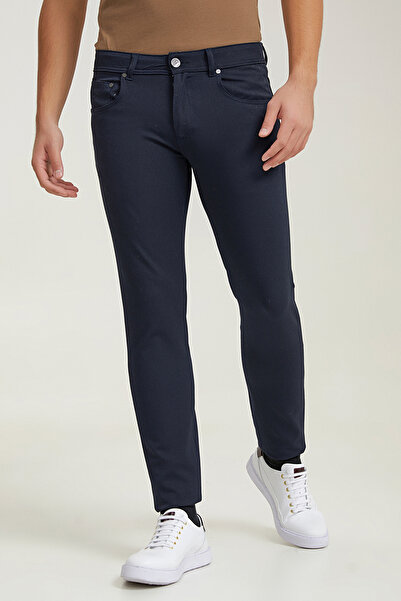 Tween Super Slim Fit Lacivert Chino Pantolon