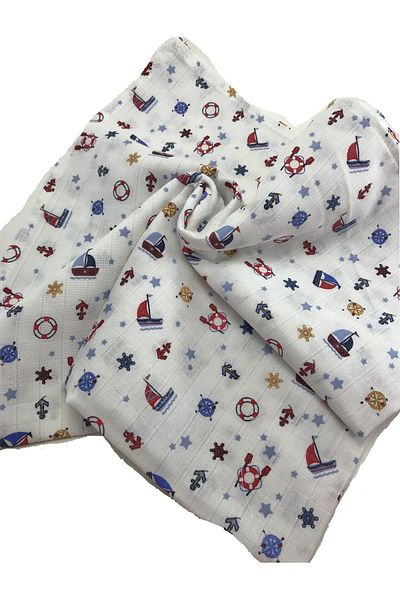 Enhitbaby Multi-Purpose Muslin Blanket, 100% Cotton, 90x100cm, Gemici