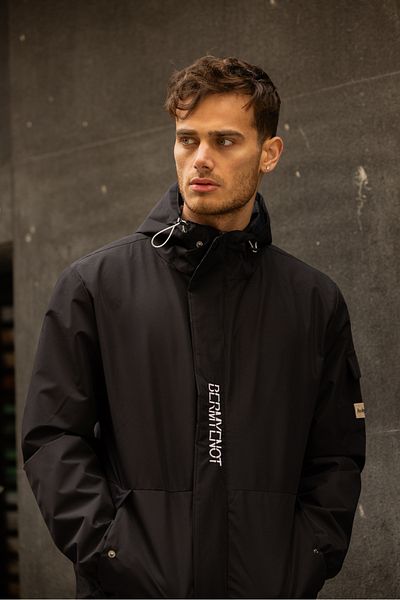 3MODA Ανδρικό αδιάβροχο με εσωτερική επένδυση με κουκούλα