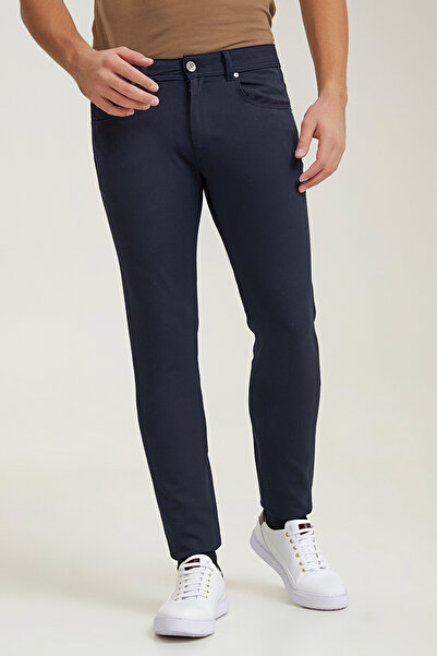 Tween Super Slim Fit Lacivert Chino Pantolon