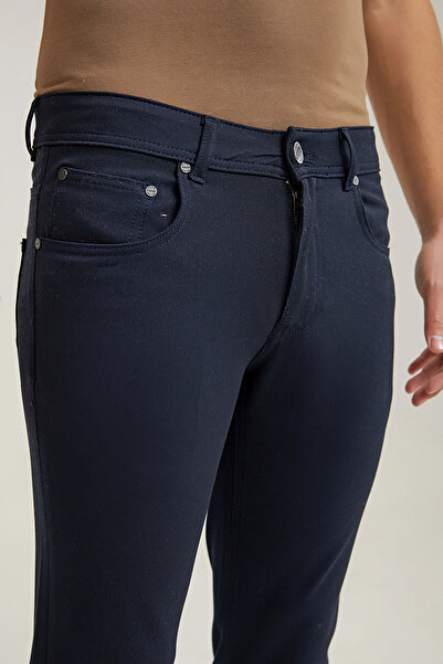 Tween Super Slim Fit Lacivert Chino Pantolon