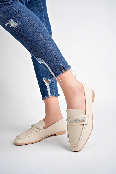 meyra'nın ayakkabıları Women's Nude Knotted Ballerinas