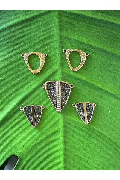 Gönülden Tasarım 4X4 CM 5 PIECE DESIGN PIETRE PRECIOSE BIROU DE COLIER DE BIJ...