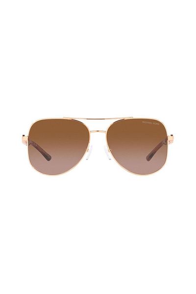 Michael Kors Woman Pilot Sunglasses- Mk 1121 - Lense Size:58mm - Rose Gold