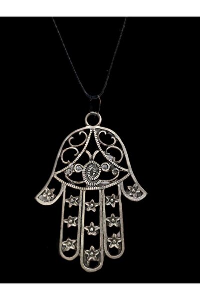 whocares قلادة نسائية كبيرة برمز يد فاطمة الأم، قلادة رائعة وأنيقة ذات جودة ع...
