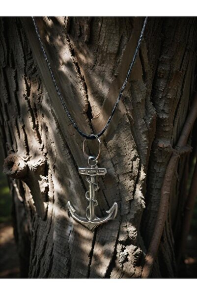 whocares قلادة للجنسين مع رمز مرساة السفينة، جودة أنيقة وأنيقة
