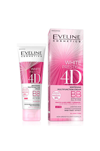 Eveline Cosmetics EVELİNE WHITE PRESTIGE 4D BEYAZLATICI ÇOK FONKSİYONLU BB KR...