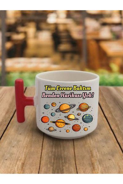 lili hediyelik I Looked At The Whole Universe No Wonder From Me Coffee Cup Mug