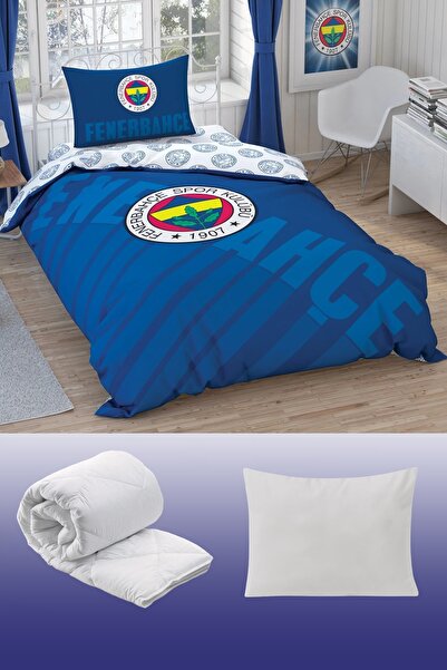 Taç Fenerbahçe Lisanlı 5 Parça Tek Kişilik Uyku Seti Kupa Bardak