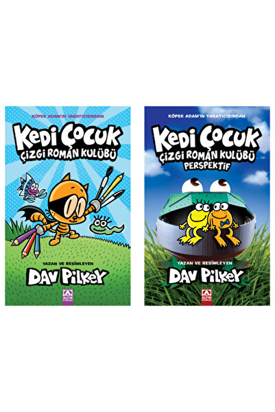 Altın Kitaplar Kedi Çocuk 2'li Set - Çizgi Roman Kulubü, Çizgi Roman Kulübü P...