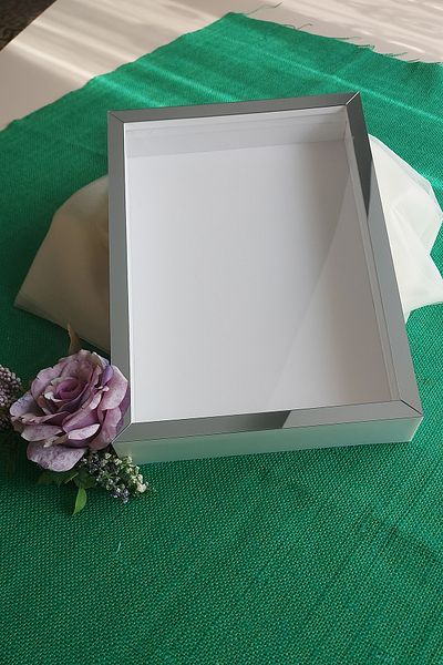 hobicehayaller 25x35 Cm Deep Memory Frame!New Fashion Rose Boxes!Engagement Flower Design!