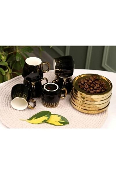 Perodia Porcelain Enigma Coffee Cup Set for 6 People