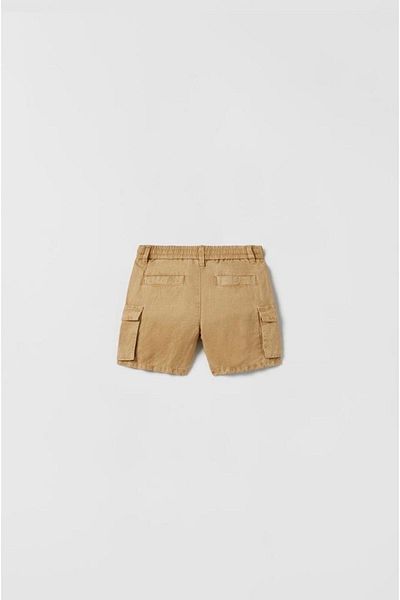 Daisy Dolly Σορτς βερμούδας New Season Linen Blend Fabric Cargo